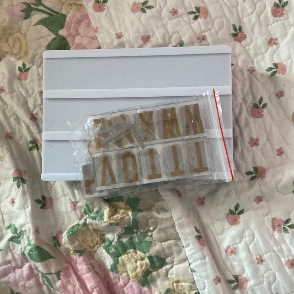 Letter Shadowbox